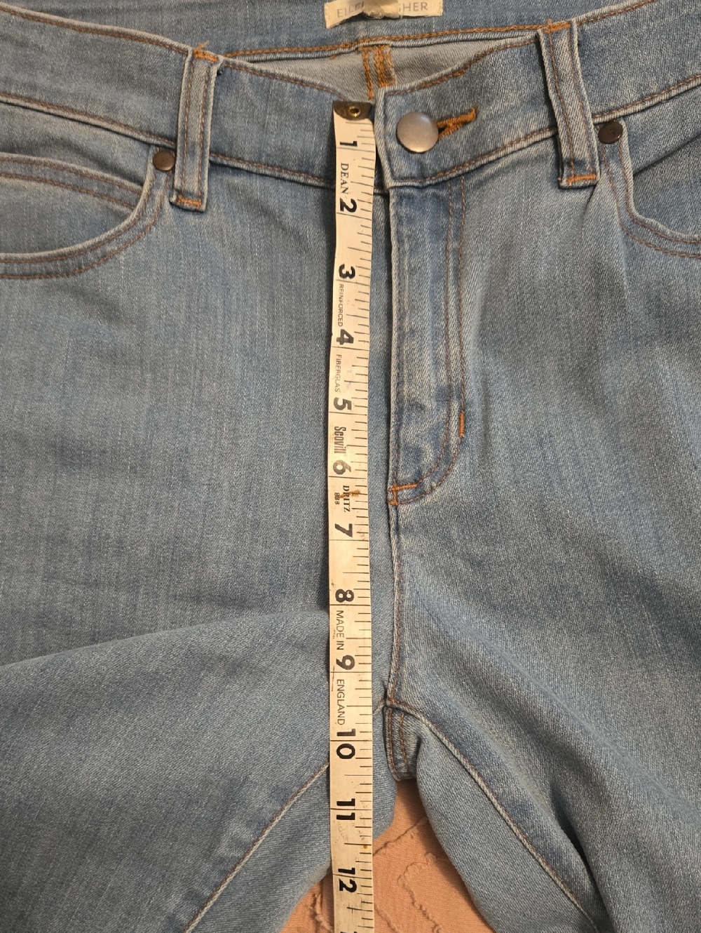 Eileen Fisher Women's Blue Jeans - Picture 6 of 7